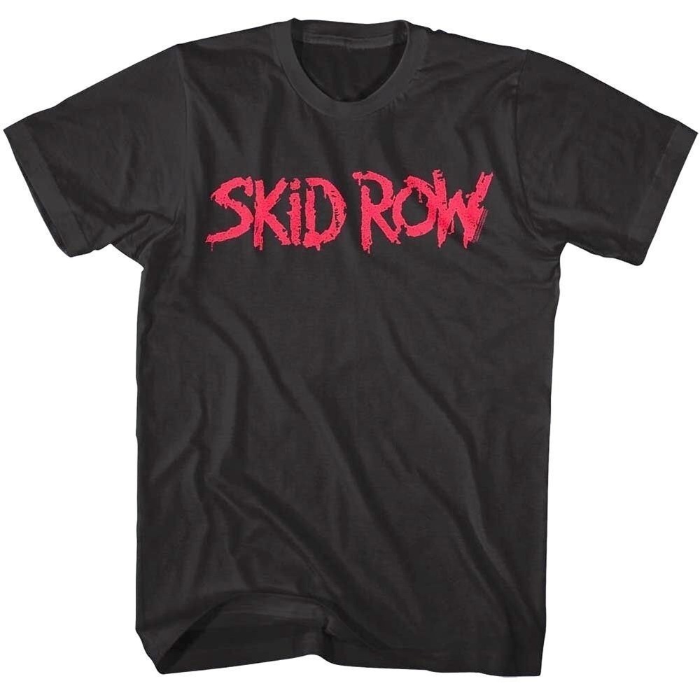 Skid Row Logo Heavy Metal T Shirt Rock Band Album Tour Music Merch